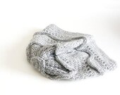 Grey Hat Crochet Beanie ooak