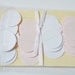 Baby Girl Shower Christening Pink White Birthday Party Garland Photo Prop Backdrop Decoration Paper 10 feet