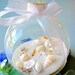 Beach Decor Seashell Christmas Ornament - Nautical Shell Holiday Ornament Ball