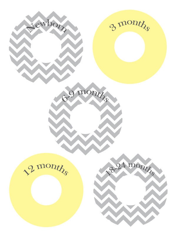 Baby Custom  Closet Clothing Dividers  - ZIGGY