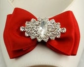 Set of 2 Shoe Clips in Red Sparkly Rhinestone Crystal Clear Wedding Shoe clips Bridal Shoe Clips Green Shoe Clips Weddings