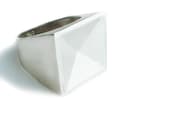 Sterling Silver Pyramid Ring