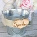 Rustic Burlap Wedding Decor Sparklers Basket Pail