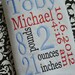 Birth Blanket, Personalized 100% cotton thermal Baby BLANKET,(30x40),any color choice
