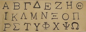 Greek Alphabet Metal Stamping Set