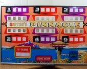 Vintage Pinball Shuffleboard Back Glass Sign Wall Decor