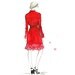 Print from original watercolor fashion illustration by Jessica Durrant titled The Red Trench