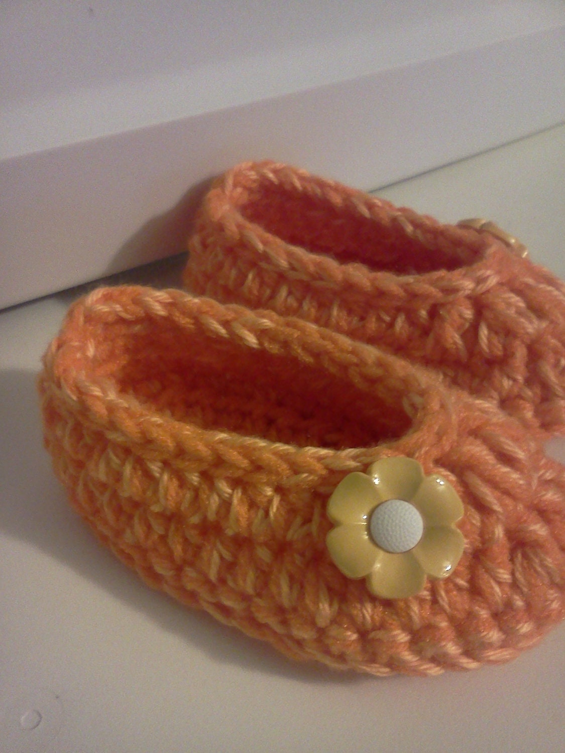 Toddler Booties, Slippers.....in Hot Orange