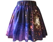 Starburst Galaxy Skirt, Organic Cotton, Galaxy Print.