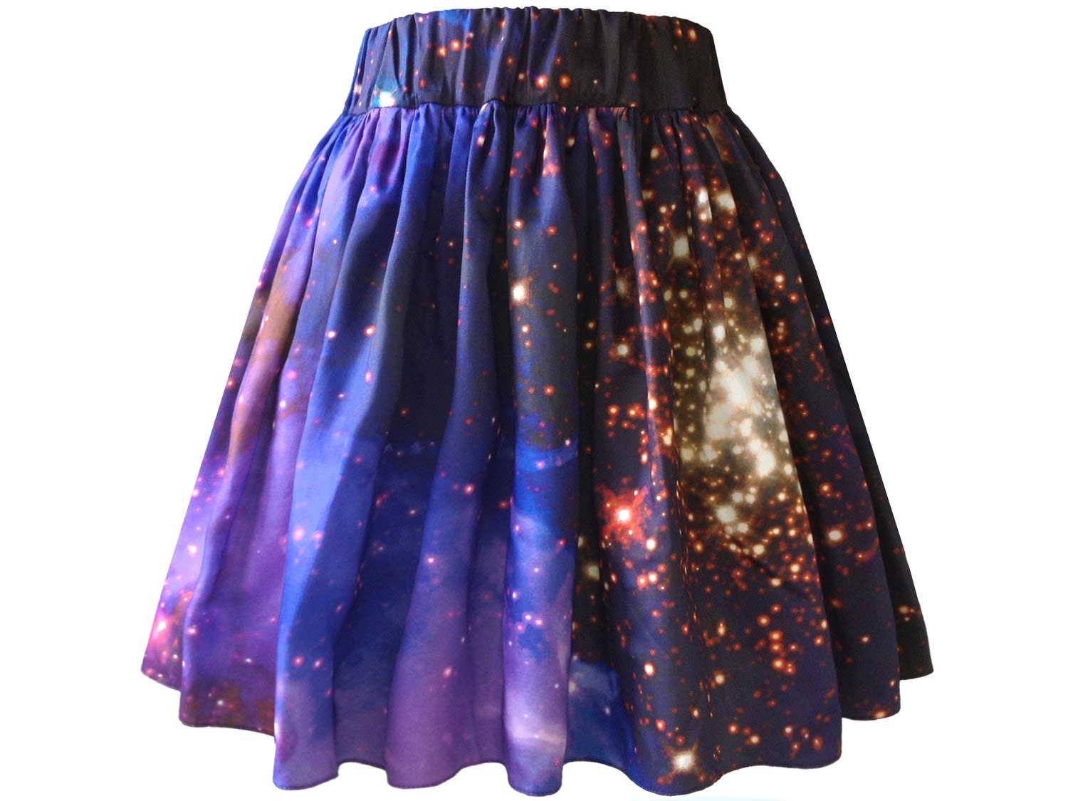Starburst Galaxy Skirt, Organic Cotton, Galaxy Print.