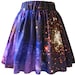 Starburst Galaxy Skirt, Organic Cotton, Galaxy Print.