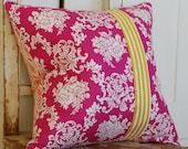 Cottage Pillow Cover, Decorative Pillows, Throw Pillow, Shabby Chic Pillow, Reversible