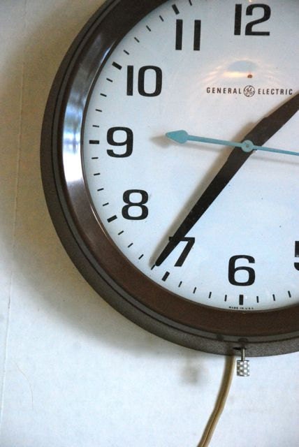 Vintage GE School or Classroom Clock - TheRelicTrail