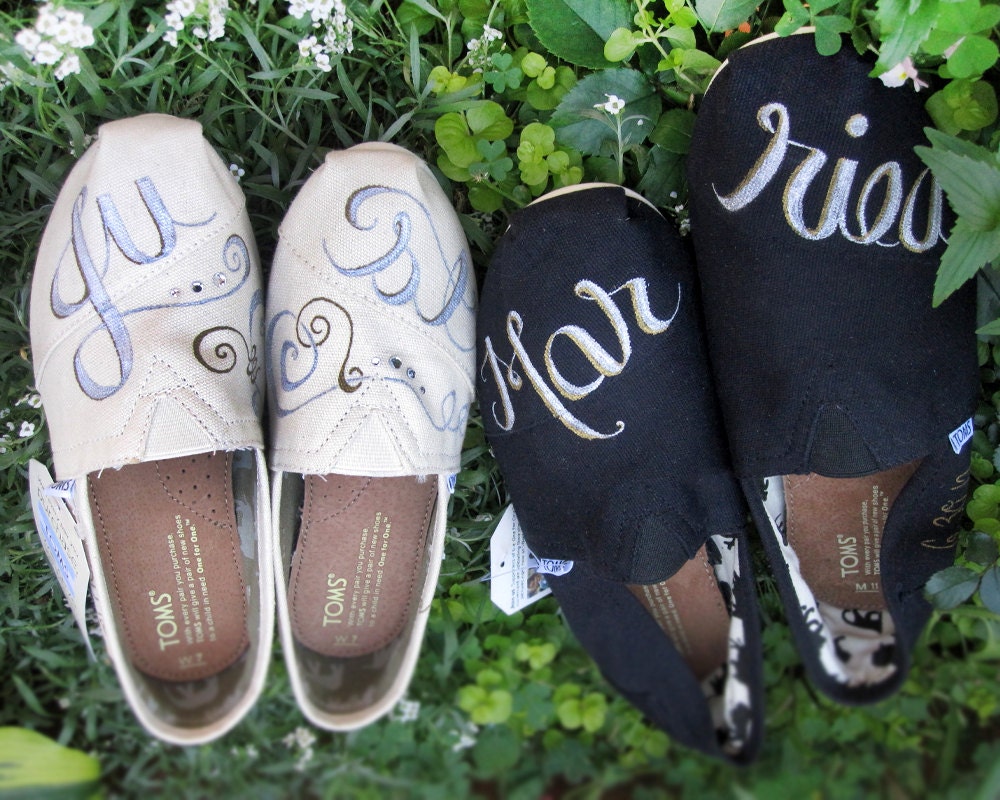 LEVEL 1 or 2 CUSTOM COUPLES Toms - 2 pair - Design Your Own