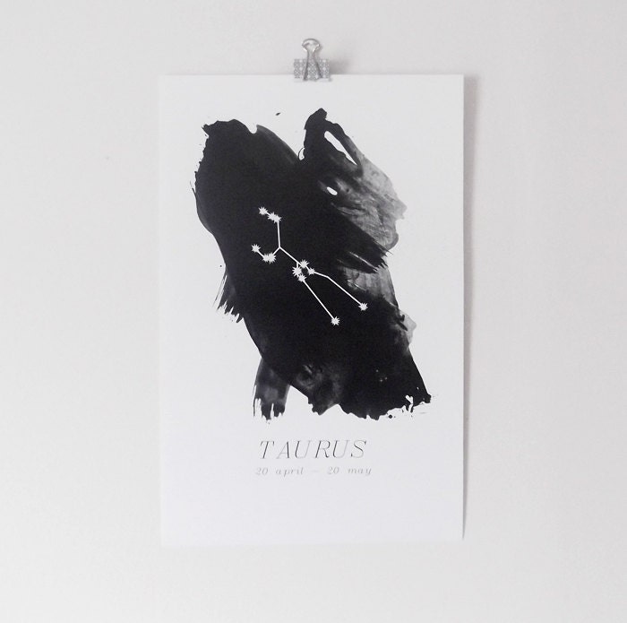11x17 zodiac print (choose your sign)