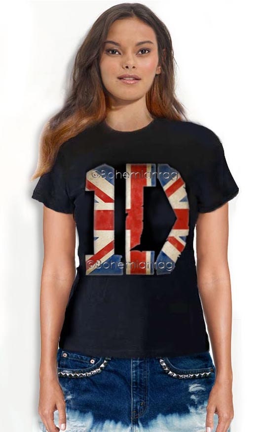 One Direction 2xl T-Shirt 1D T-shirt British Chic