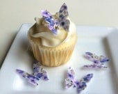 Edible Mini Butterflies - Floral Print 2 dozen - Cake & Cupcake toppers - Food Accessories