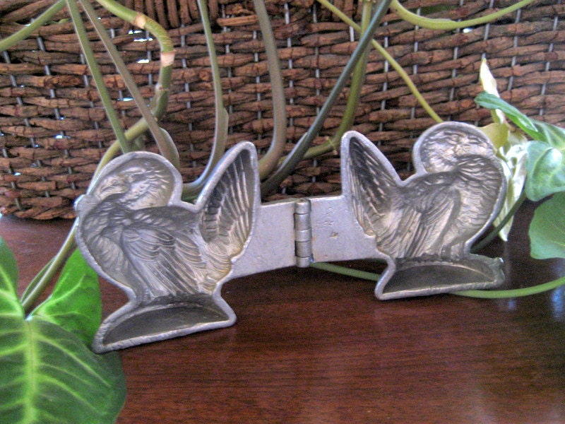 Vintage Pewter Turkey Ice Cream Mold   Circa 1930s