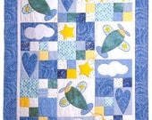 Sky Dreams Baby Quilt Pattern by Country Quilter  Airplanes