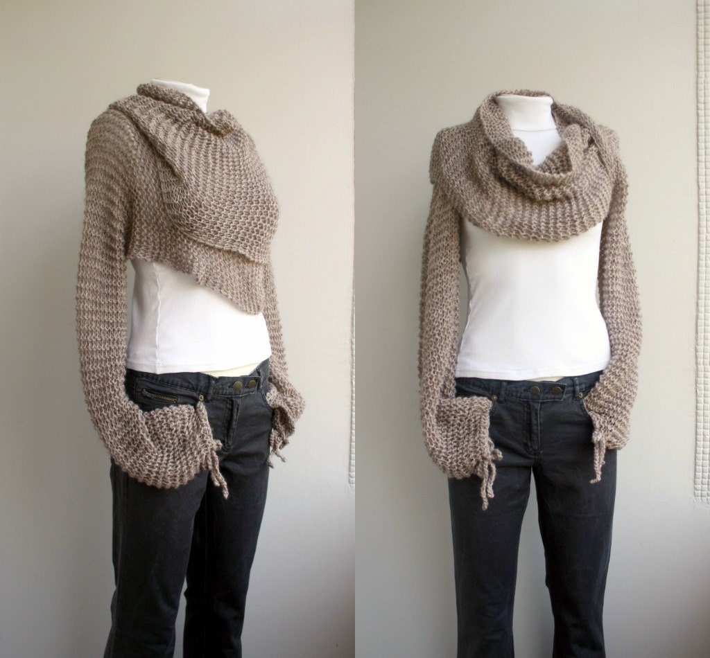 FREE Shipping New Season Milky  Brown  Wrap Bolero Scarf Shawl Neckwarmer gift for Women Girl Mom Mothers Day gift