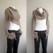 FREE Shipping New Season Milky  Brown  Wrap Bolero Scarf Shawl Neckwarmer gift for Women Girl Mom Mothers Day gift