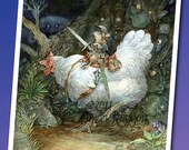 Nobody Here But Us Chickens (mini print)