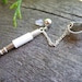 ear cuff earring iPod mini jack earring apple geek jewelry mac white grey upcycled recycled geekery for her geeky girl apple jewelry