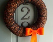 Fabric Wreath Felt Handmade Door Decoration - Lace-tacular 12 in