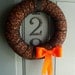 Fabric Wreath Felt Handmade Door Decoration - Lace-tacular 12 in