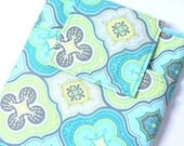 iPad Case, iPad 2 case, ipad 3 sleeve, cover for Tablet- Ready to Ship Teal Tomorrow  with Minky and Pocket