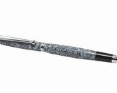 Stylus / Pen In Gray Confetti Corian Unique Mothers or Fathers Day Gift
