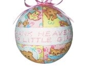 Thank Heaven For Little Girls Kimekomi Baby Shower Ornament