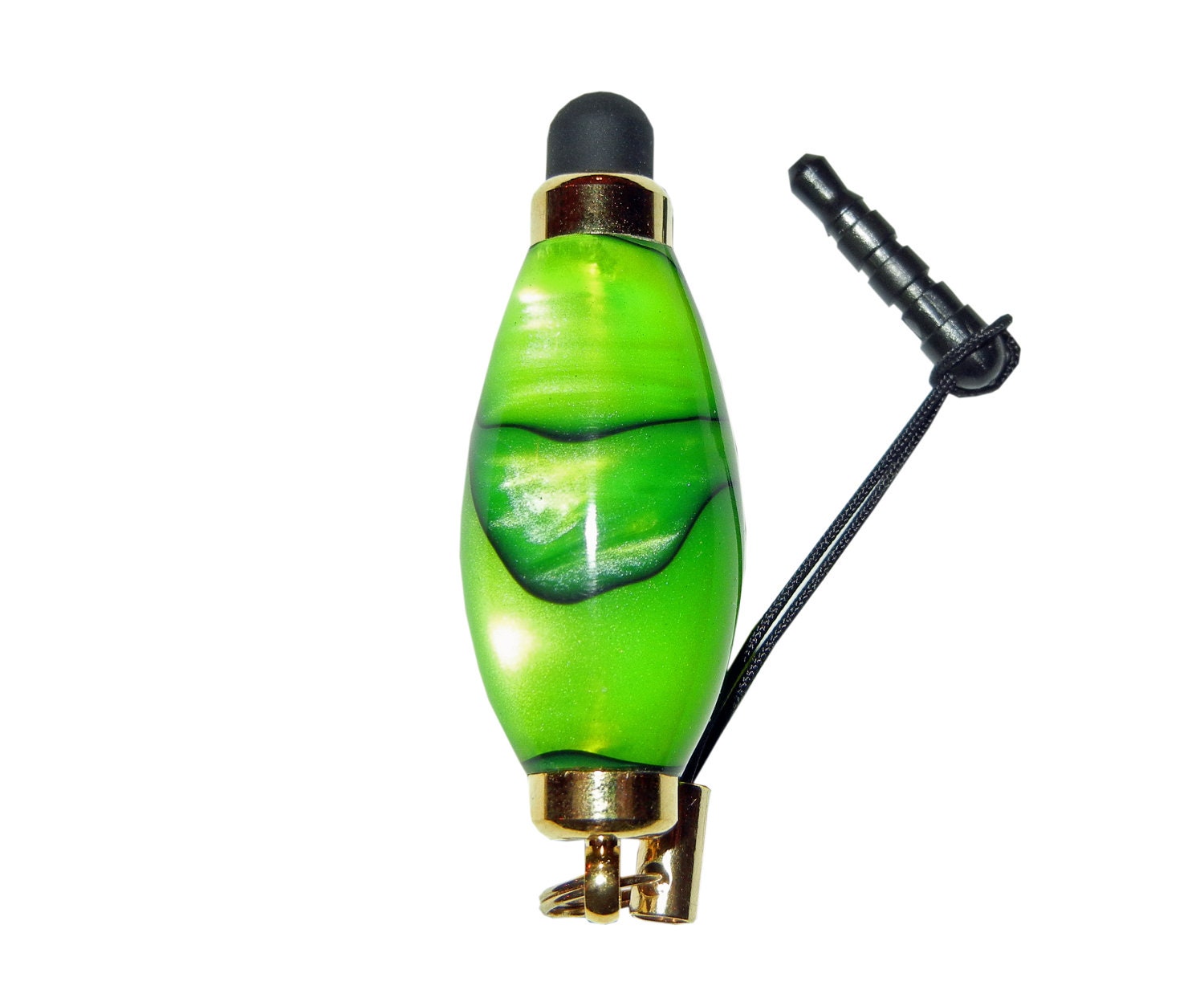 Mini Stylus in Gecko Green and Black for IPAD, IPHONE, SmartPhone, Ipod, Blackberry, Gps