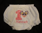 Abby Caddaby Birthday Diaper Cover (Diaper Cover ONLY, Other items avaiable)
