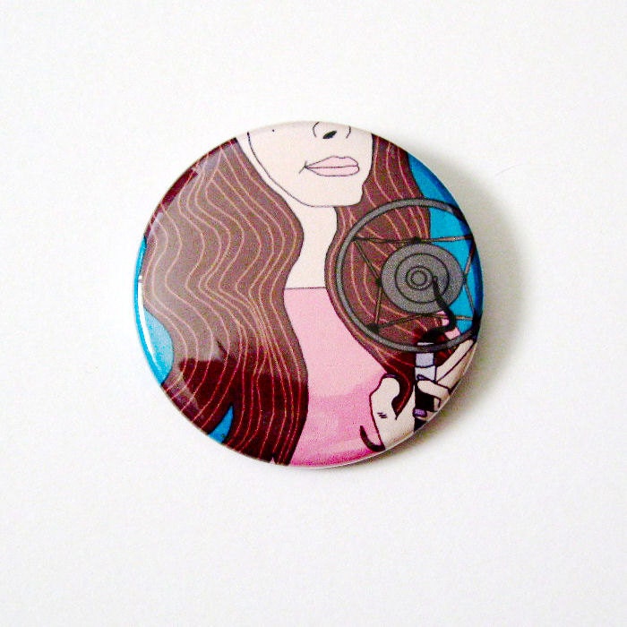 Lana Del Rey Pocket Mirror with Pouch