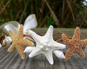 Beach Wedding Head Wreath-Starfish Crown Hair Accessories, Mermaids, Destination Weddings, Flower Girl Hair, Starfish Hair Accessories