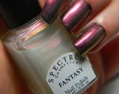 Red Duochrome Nail Polish Top Coat FANTASY