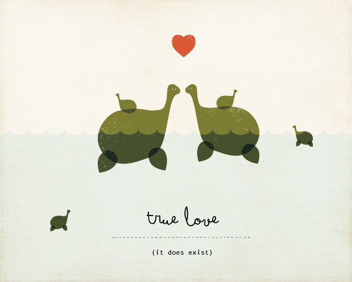 Custom Nessie Family Print