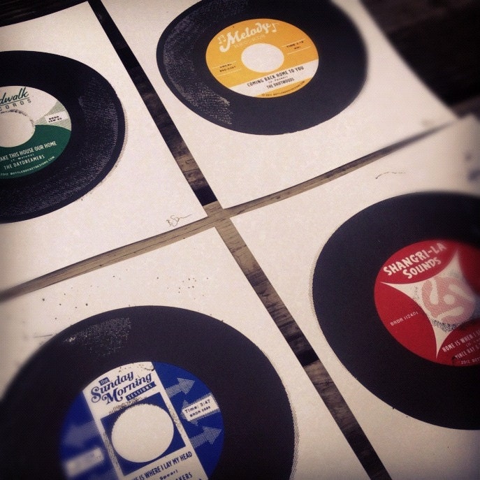 The Boxed Set of all 4 Vinyl Screen Prints