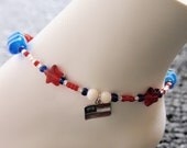 Let It Wave 9" Stretch Anklet