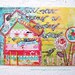 8 unique mixed media Postcards / 8 unieke mixed media ansichtkaarten