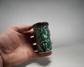 Rudie the Gargoyle - Pair of Shot Glasses - Handmade Stoneware by Chischilly Pottery