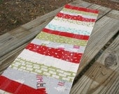 Modern Stripey Christmas Table Runner