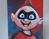 Jack Jack Original Acrylic Painting, Super Hero Series
