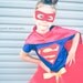 Superman inspired Tutu Costume includes shirt, tutu and mask