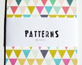 Cards - Triangles Geometric and colors - print