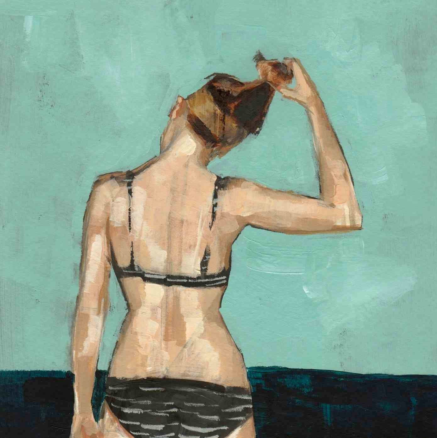 Undo . giclee art print of original sea painting