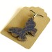 BUTTERFLY cellphone charm - Wooden butterfly strap phone