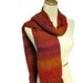 Orange Hand Knit Scarf