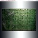 Original Textured Modern Metallic Olive Green Abstract Palette Knife Sculpture Painting by Henry Parsinia 36x24